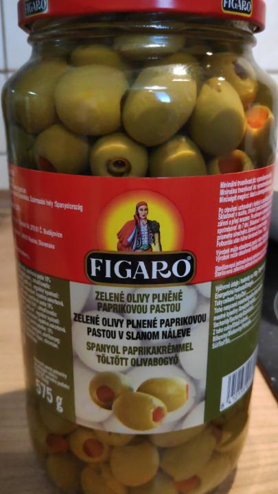 Fotografie - Figaro olivy zelené s paprikovou pastou