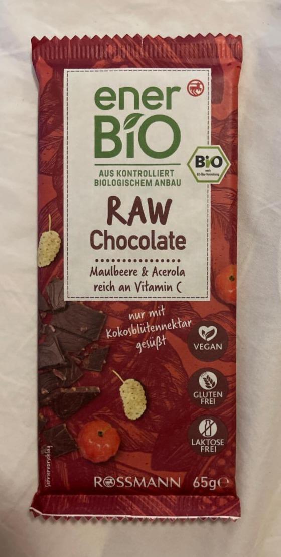 Fotografie - Raw chocolate Maulbeere & Acerola EnerBio
