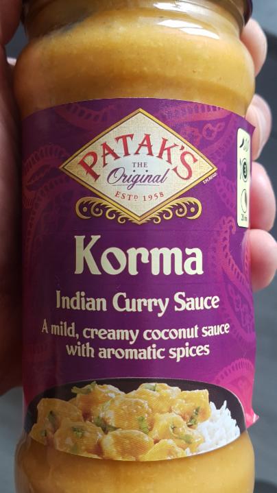Fotografie - Korma Indian Curry Sauce Patak's Original