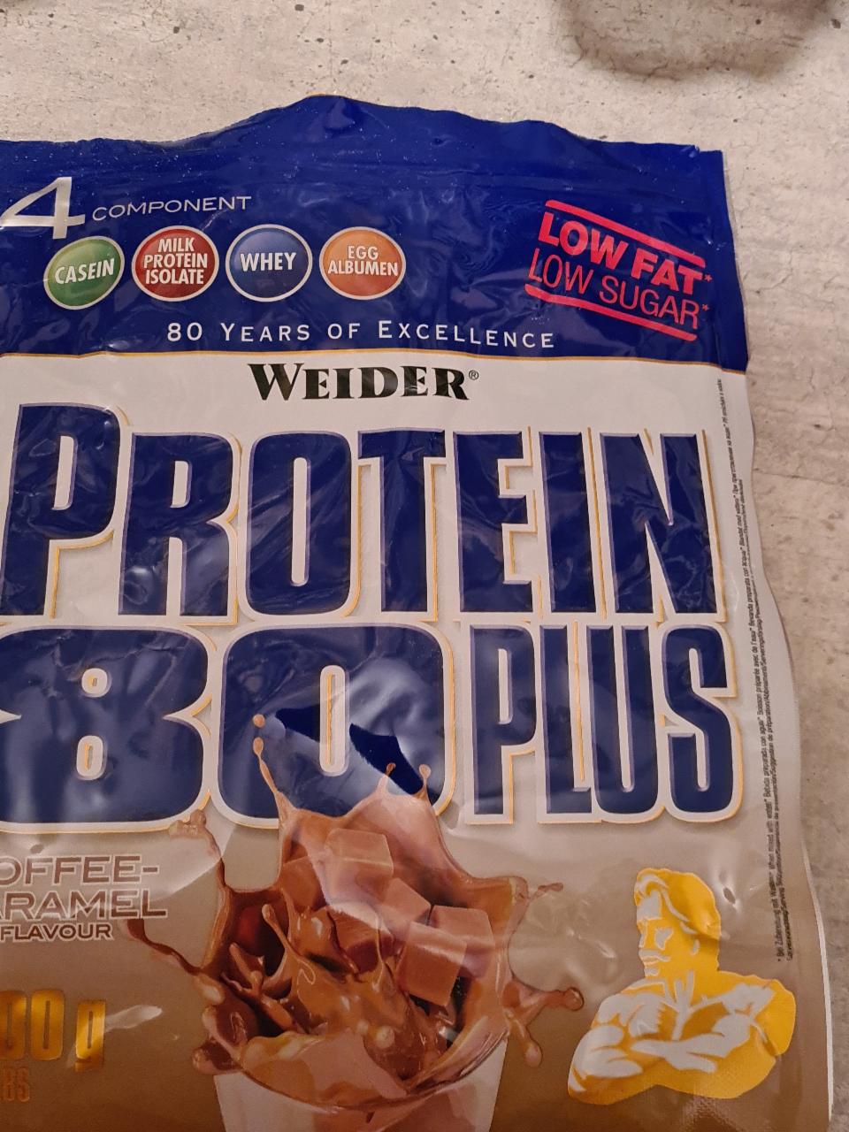 Fotografie - weider protein 80 plus toffee-caramel