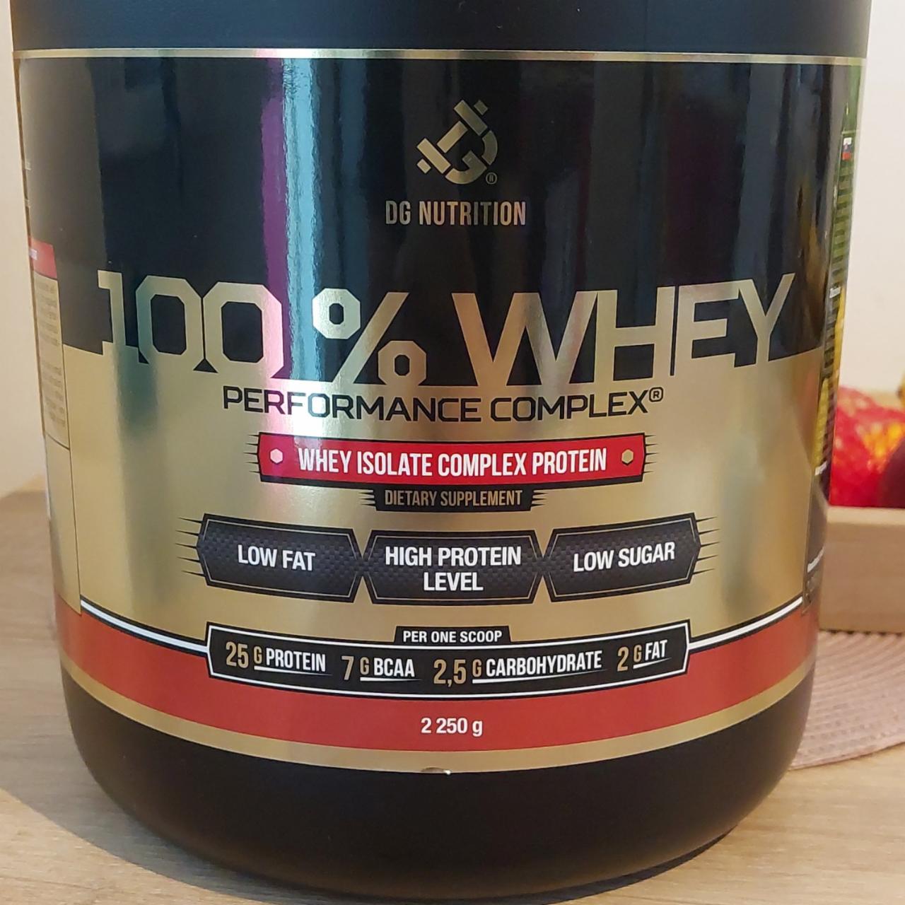 Fotografie - 100% Whey DG Nutrition