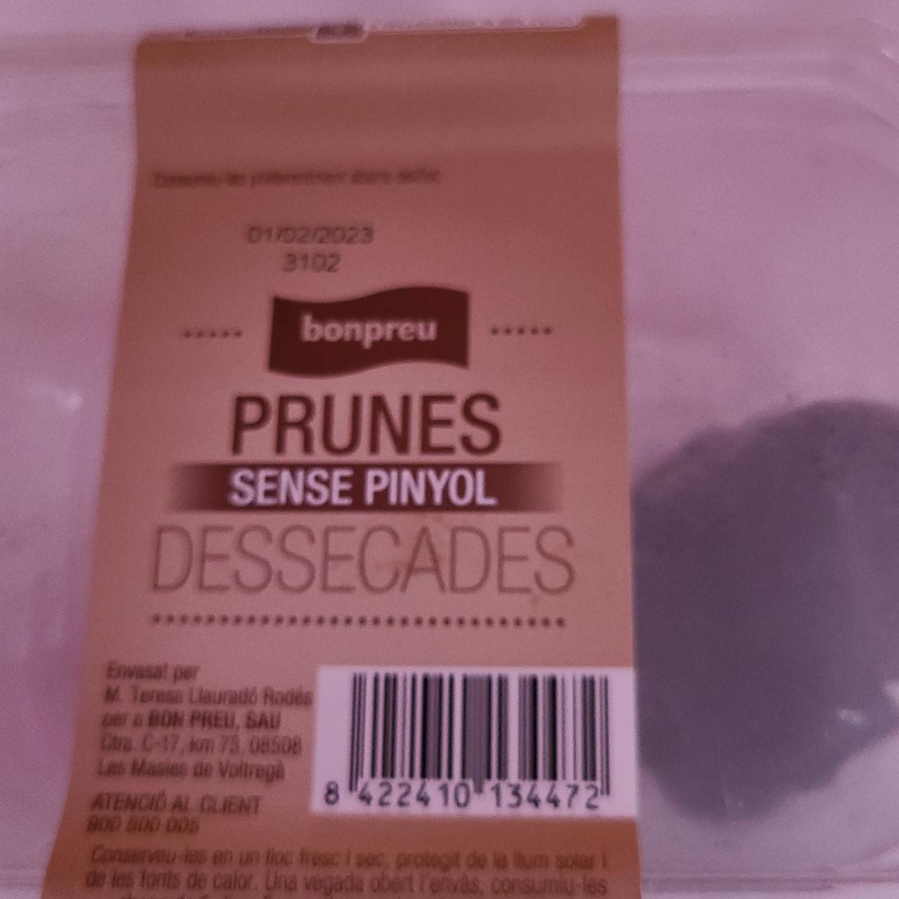 Fotografie - Prunes Dessecades bonpreu