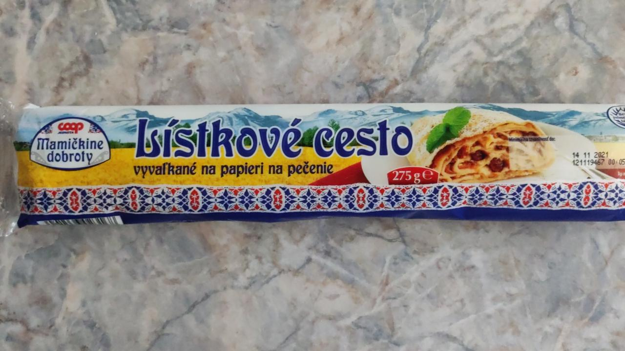 Fotografie - lístkové cesto coop jednota