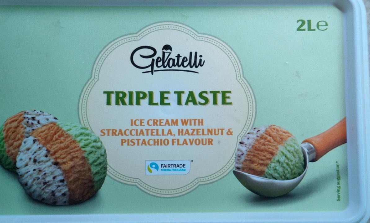 Fotografie - Gelatelli Triple taste ice cream