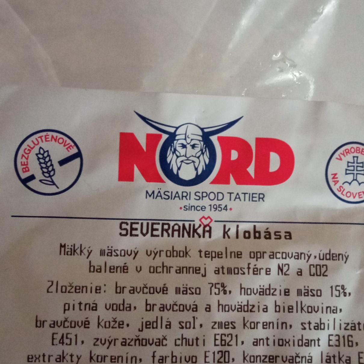 Fotografie - Severanka klobása Nord