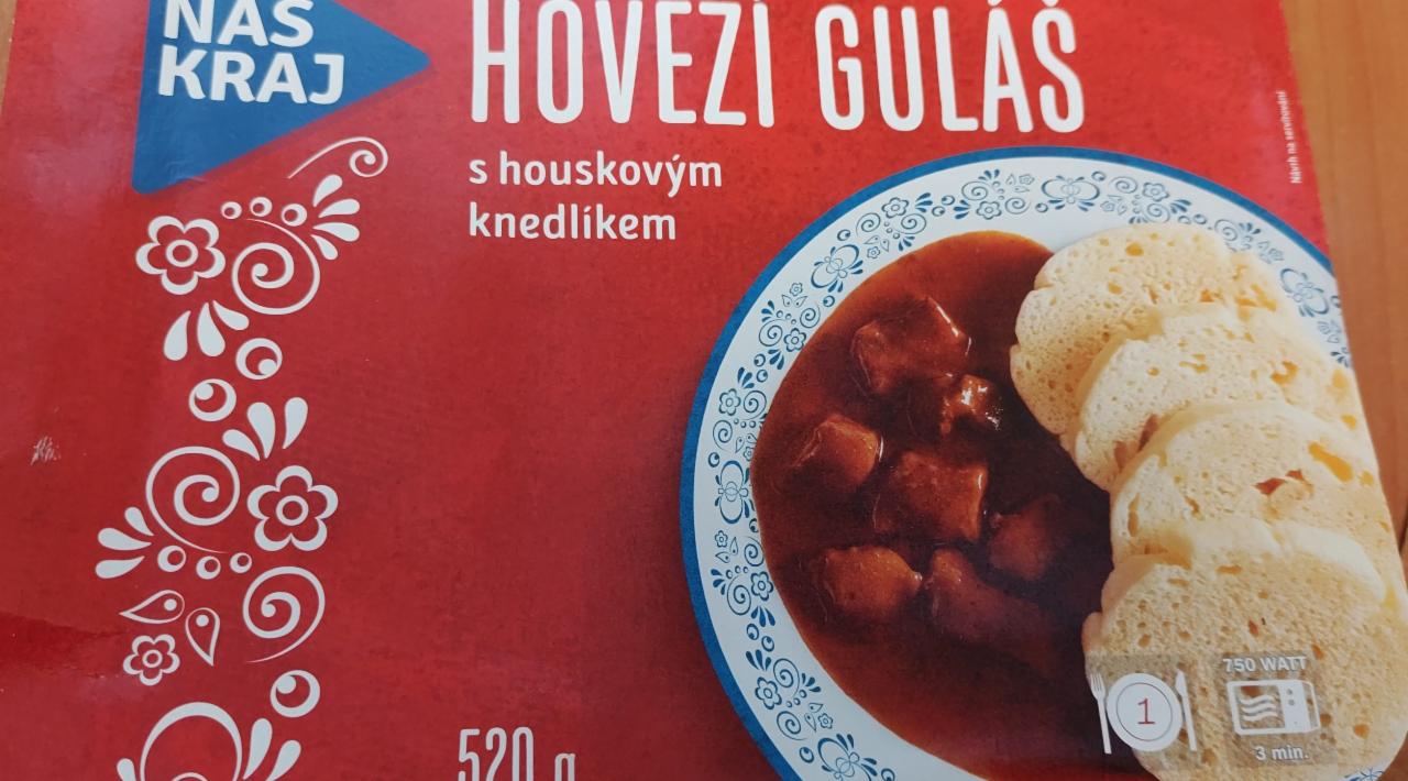 Fotografie - Hovězí guláš s houskovým knedlíkem Náš Kraj