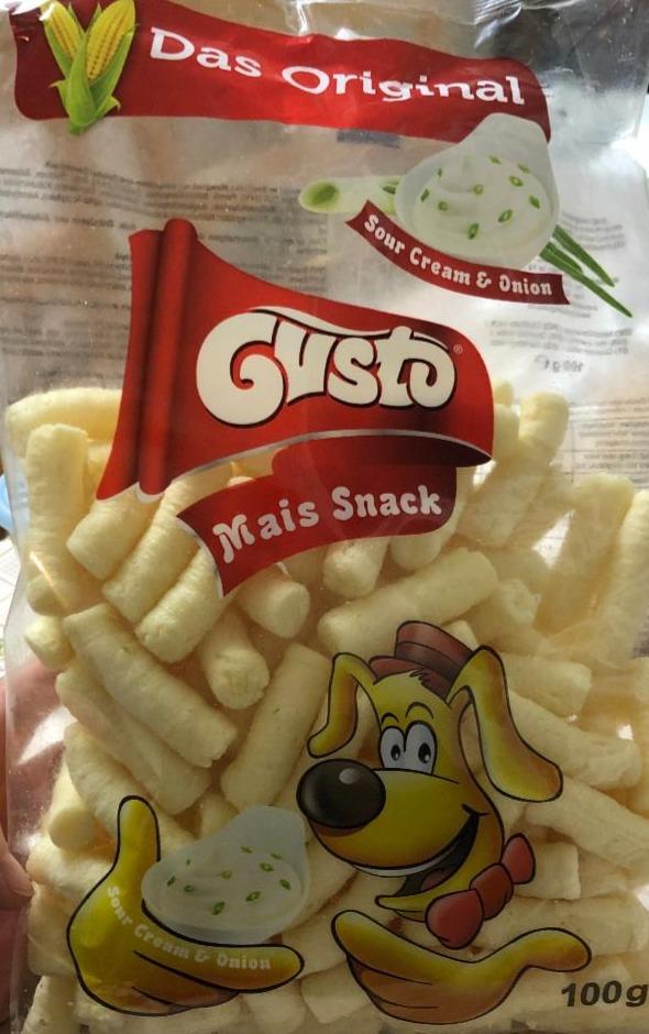 Fotografie - gusto mais snack