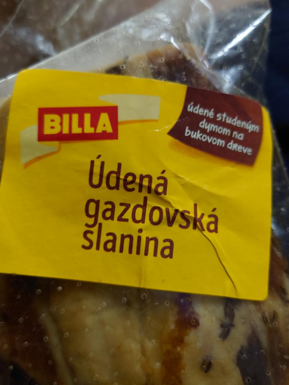 Fotografie - Údená Gazdovská slanina Billa