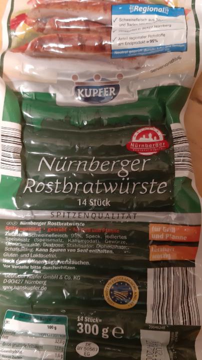 Fotografie - Nürnberger Rostbratwürste