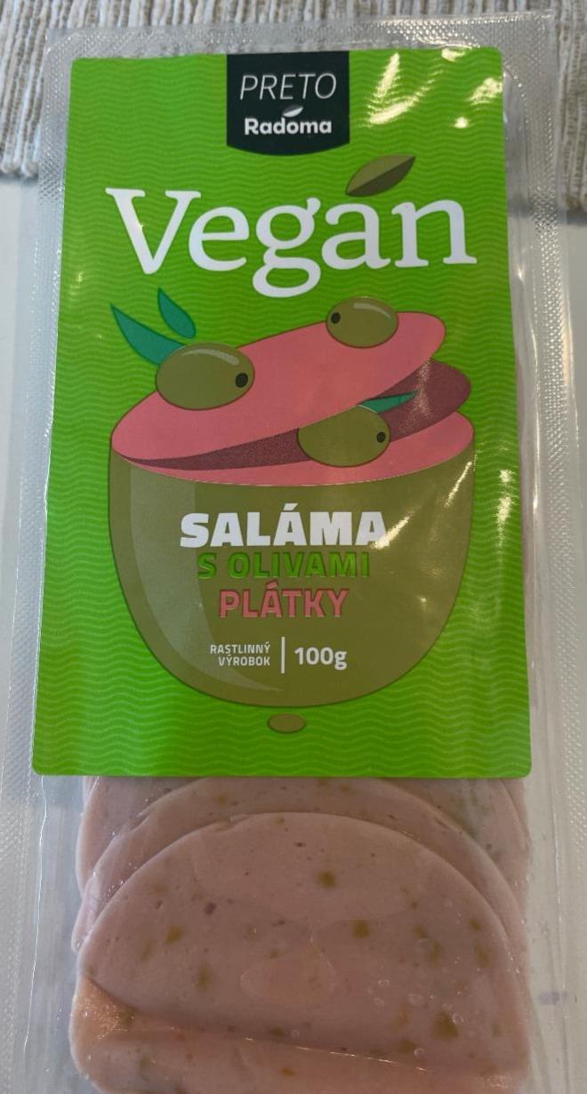 Fotografie - Vegan Saláma s olivami plátky Preto Radoma