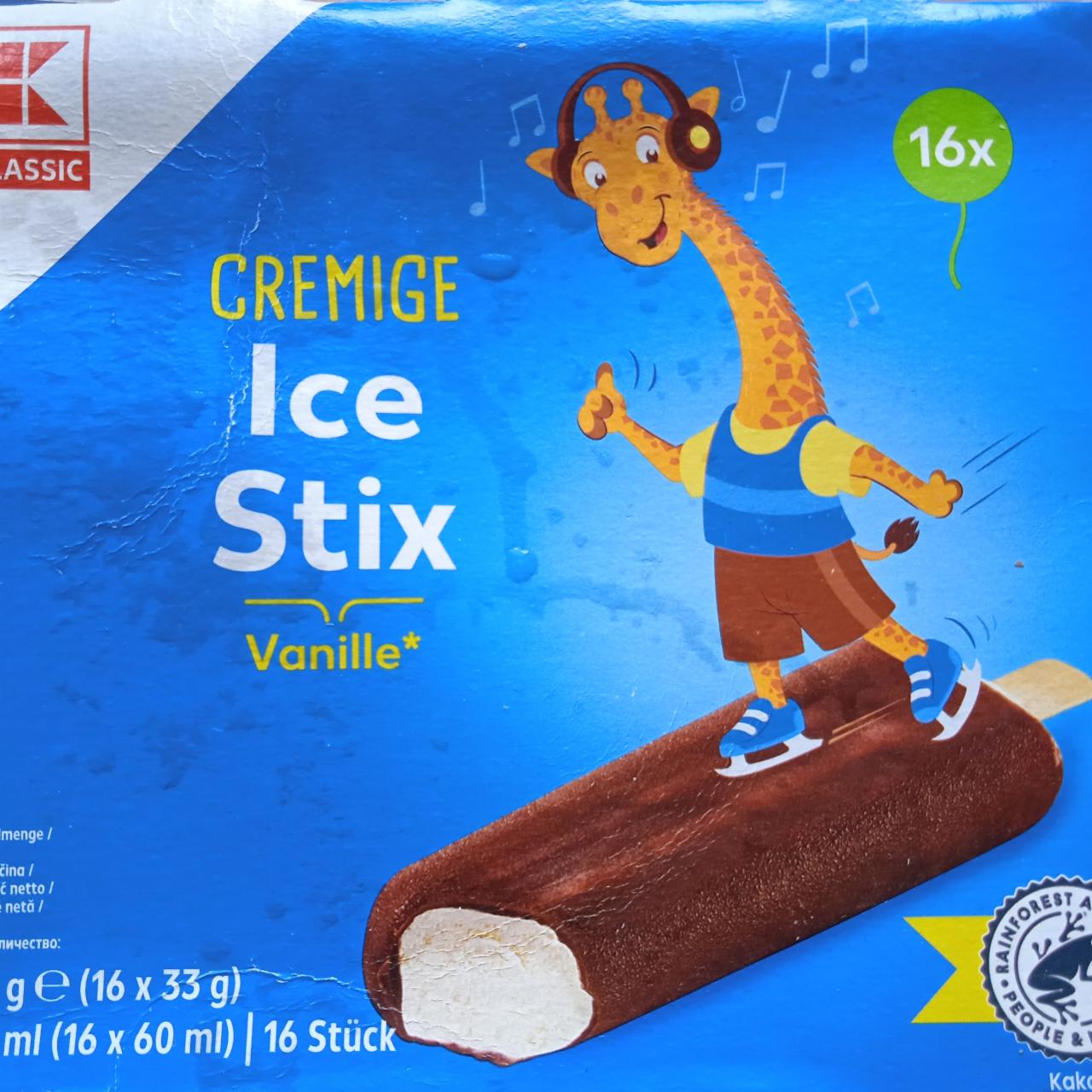 Fotografie - Cremige Ice Stix Vanille K-Classic