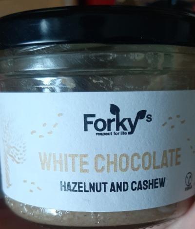 Fotografie - White Chocolate Hazelnut and Cashew Forky's