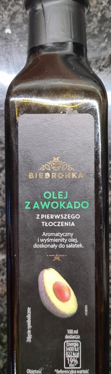 Fotografie - Olej z awokado z pierwszego tłoczenia Biedronka
