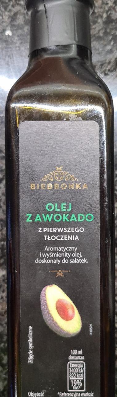 Fotografie - Olej z awokado z pierwszego tłoczenia Biedronka