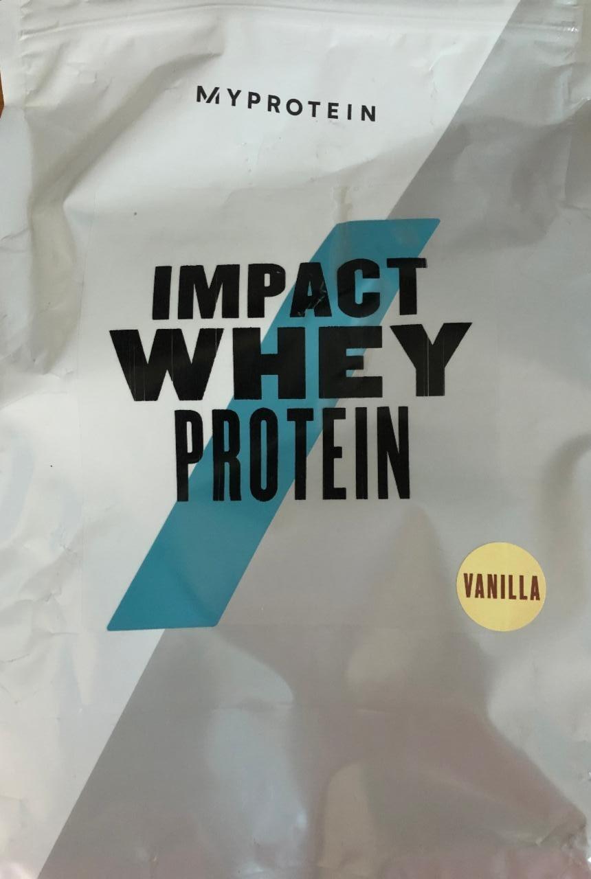 Fotografie - Impact whey protein vanilla Myprotein