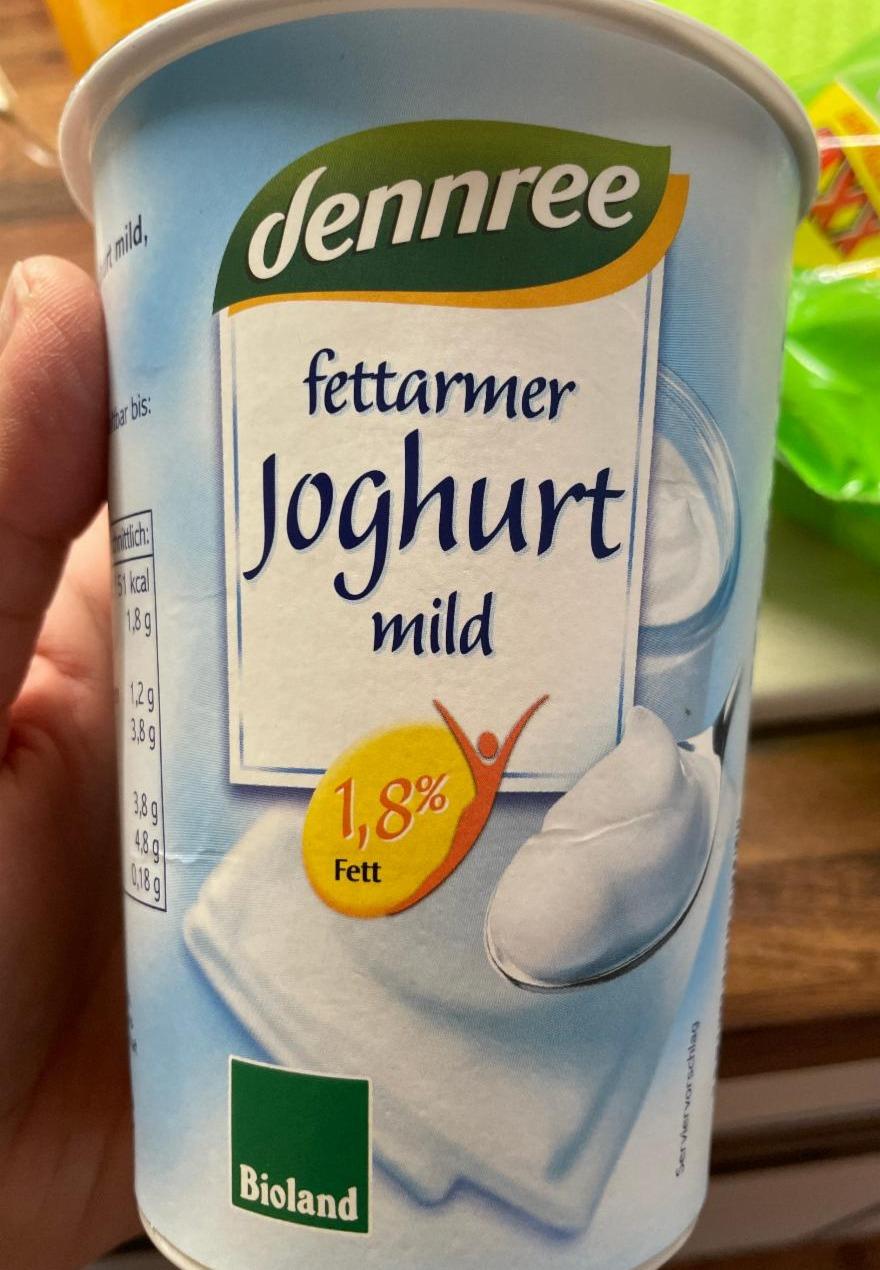 Fotografie - Fettarmer Joghurt mild 1,8% Fett dennree