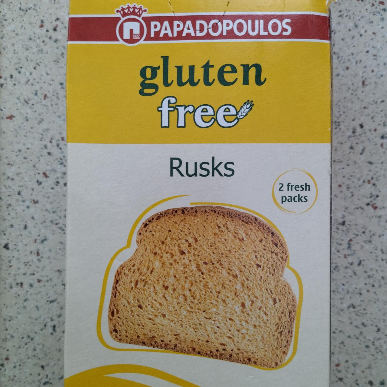 Fotografie - Rusks gluten free Papadopoulos