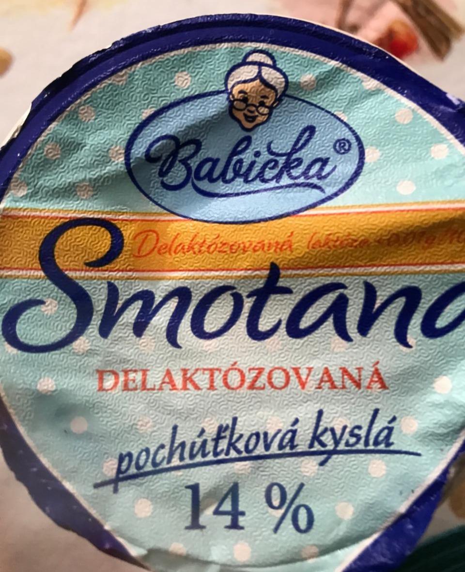 Fotografie - Smotana delaktózovaná Babička 14%