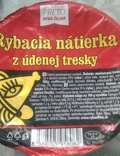 Fotografie - rybacia nátierka z údenej tresky Preto