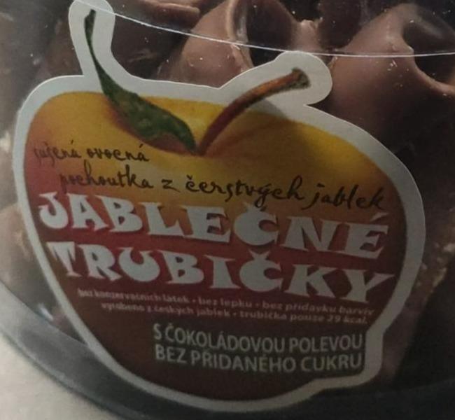 Fotografie - Jablečné trubičky s čokoládovou polevou BEZ CUKRU