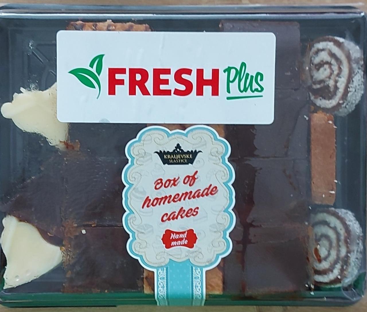 Fotografie - Box of homemade cakes Sviatočný mix Fresh Plus