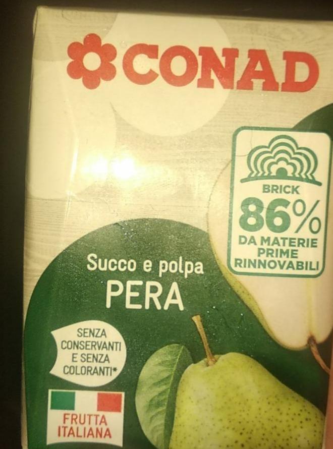 Fotografie - Succo e polpa Pera Conad