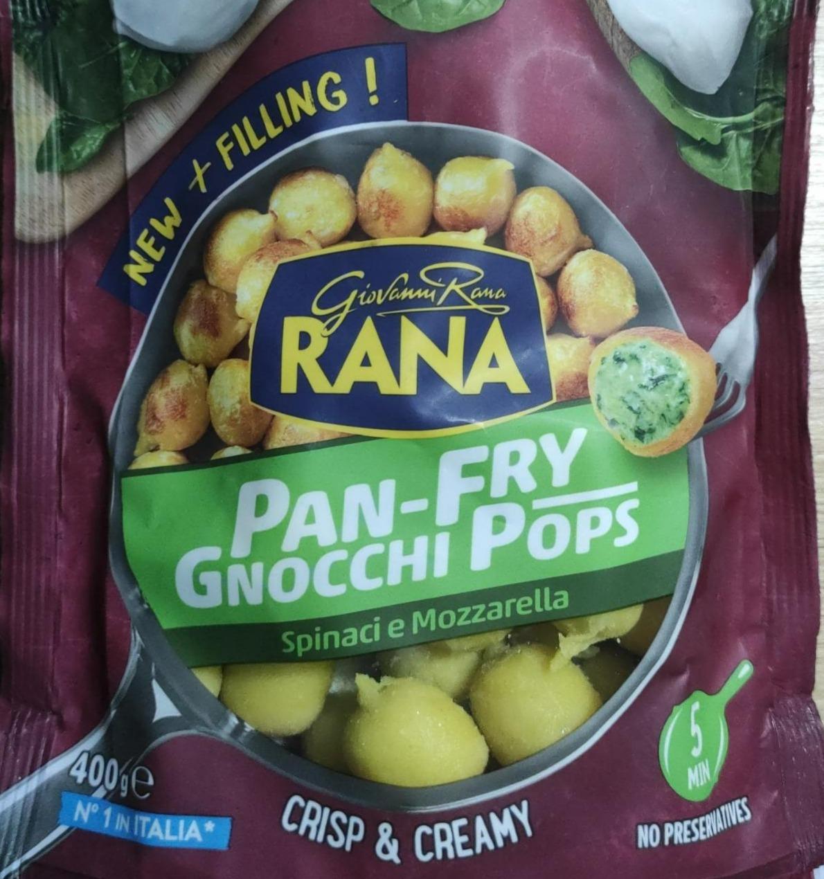 Fotografie - Pan-Fry Gnocchi Pops spinaci e Mozzarella