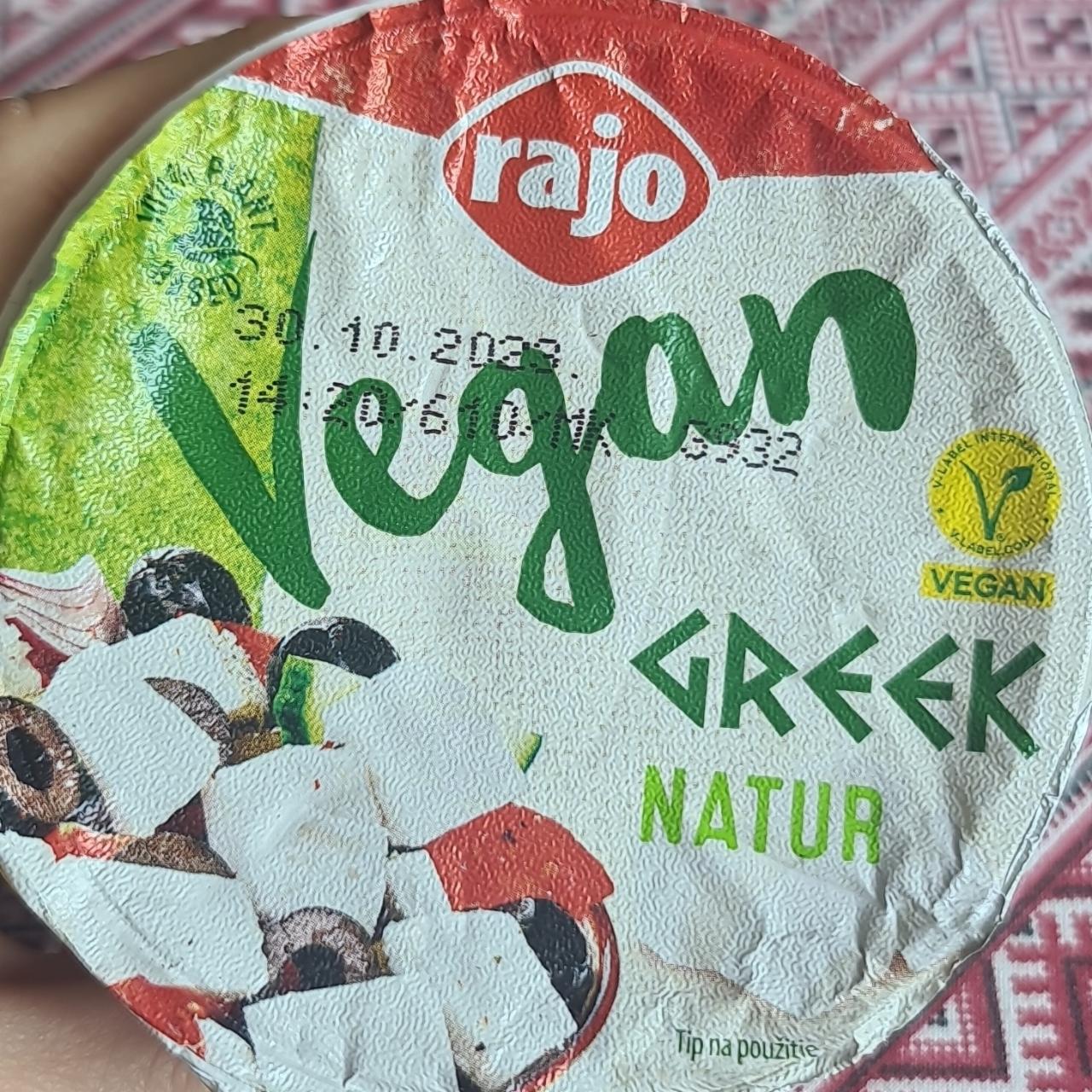 Fotografie - Vegan Greek Natur Rajo