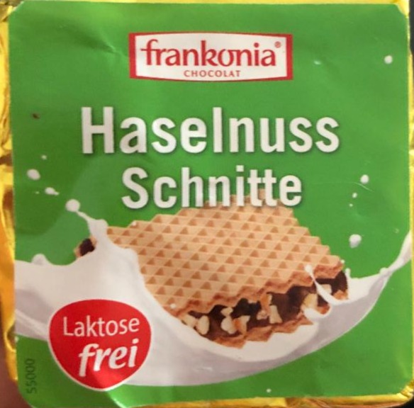 Fotografie - Haselnuss schnitte Frankonia Laktose frei