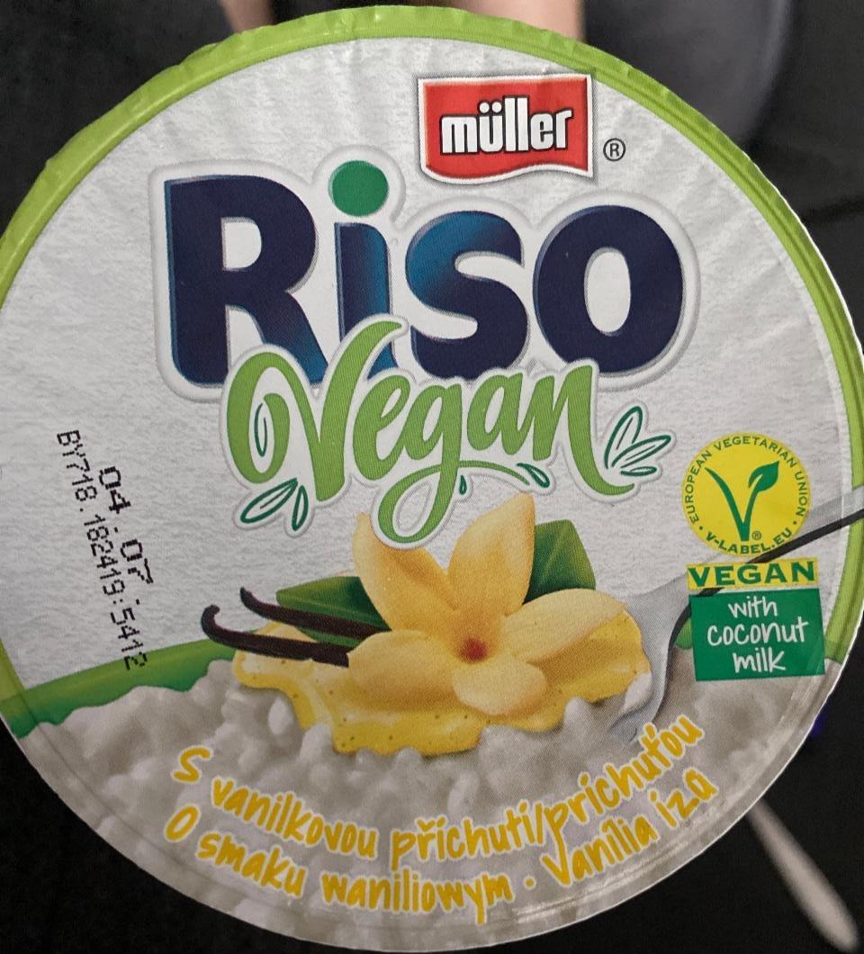 Fotografie - Riso vegan s vanilkovou príchuťou Müller