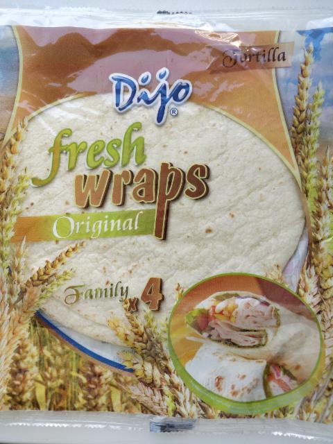 Fotografie - Tortilla wraps Wheat Dijo