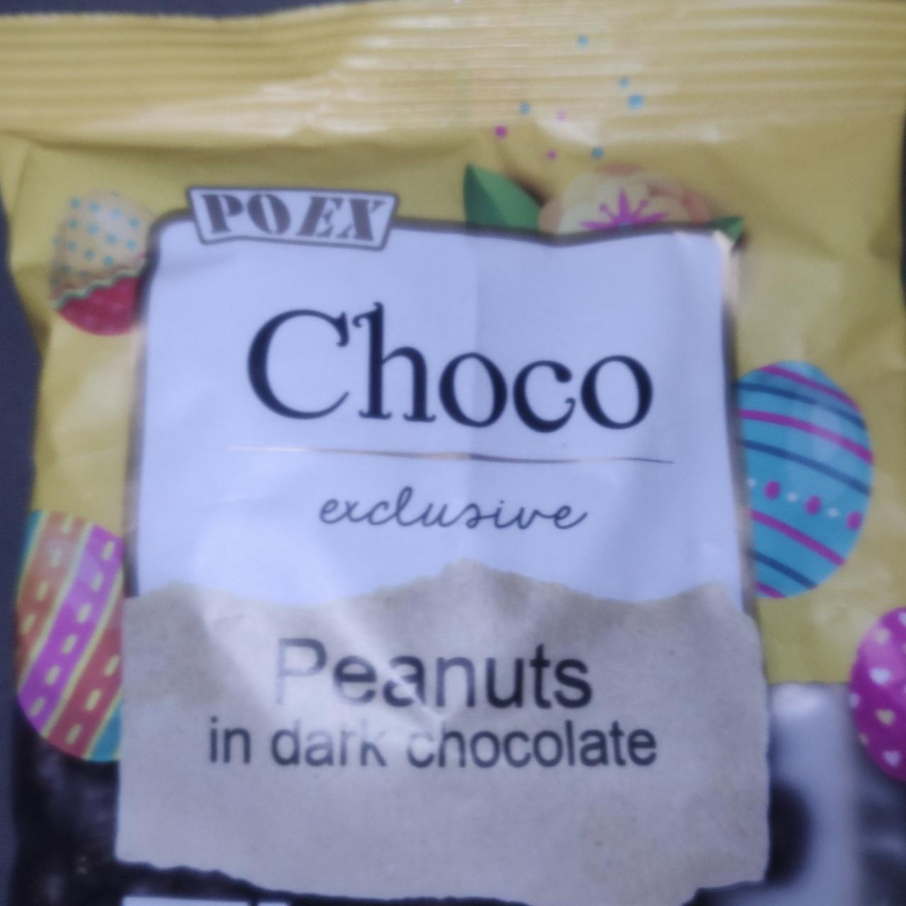 Fotografie - Choco exclusive Peanuts in dark chocolate Poex