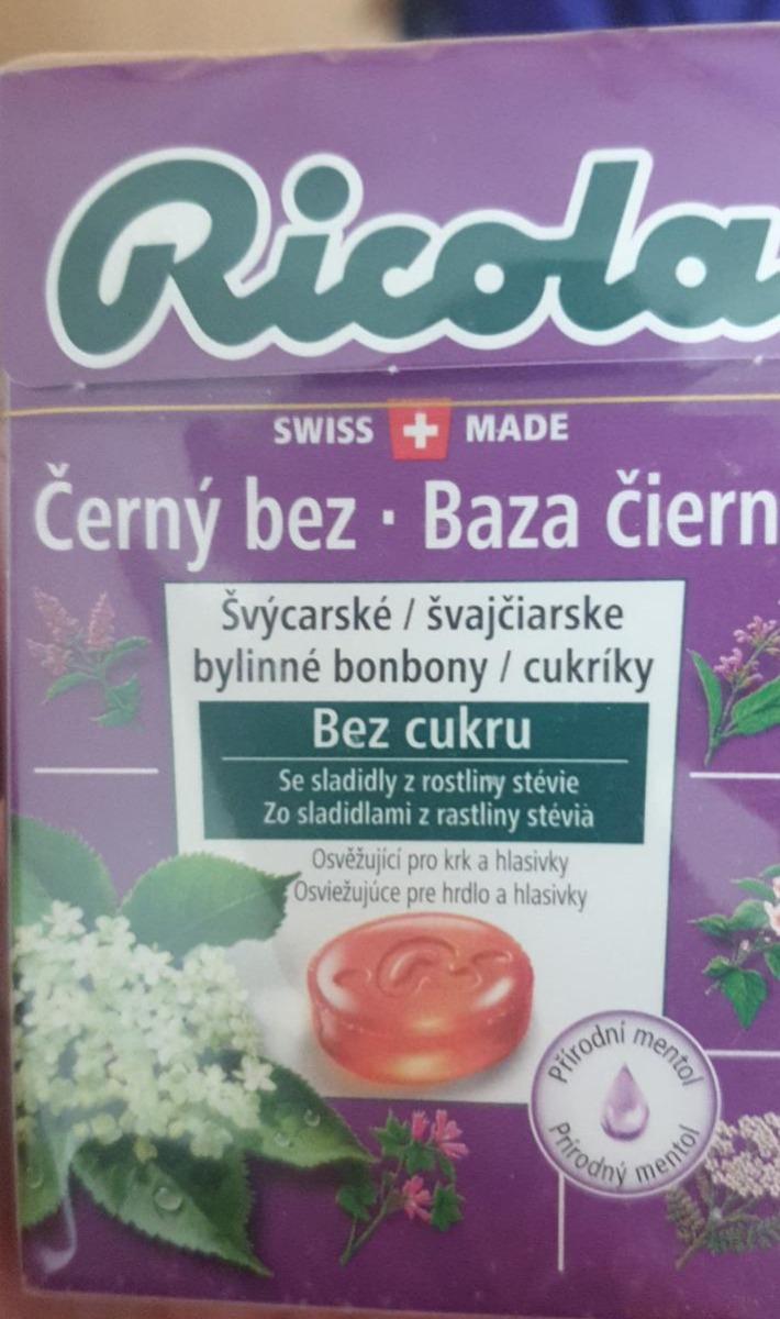 Fotografie - Černý bez bez cukru Ricola