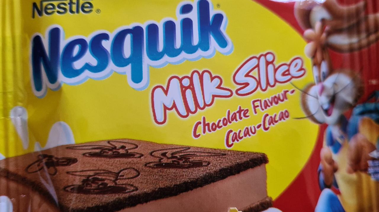 Fotografie - nesquik milk slice