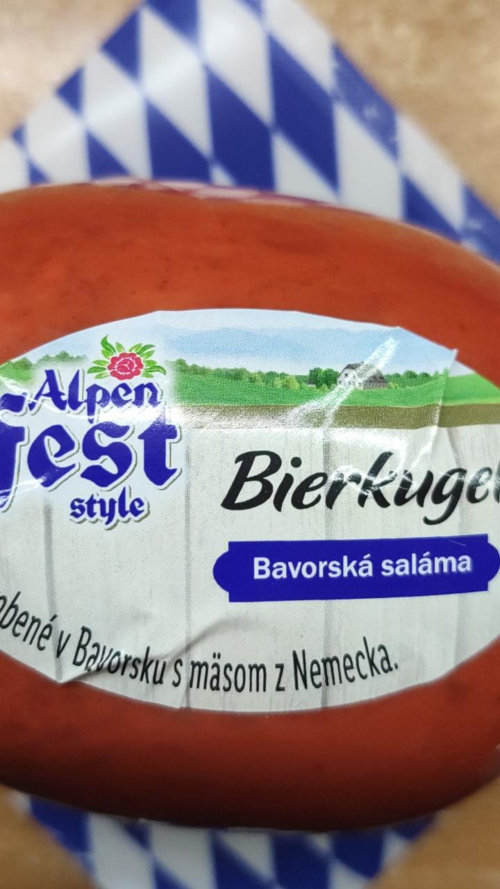 Fotografie - bierkugel bavorská saláma