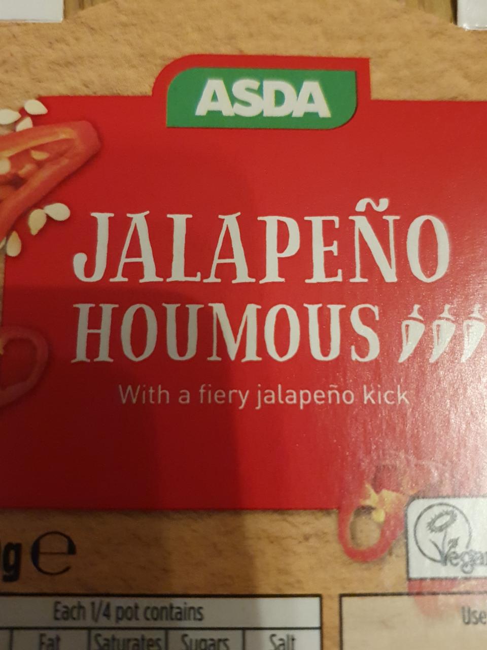 Fotografie - jalapeňo houmous Asda