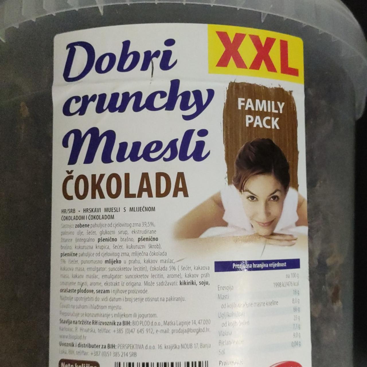 Fotografie - Dobri crunchy Muesli čokolada Mogador