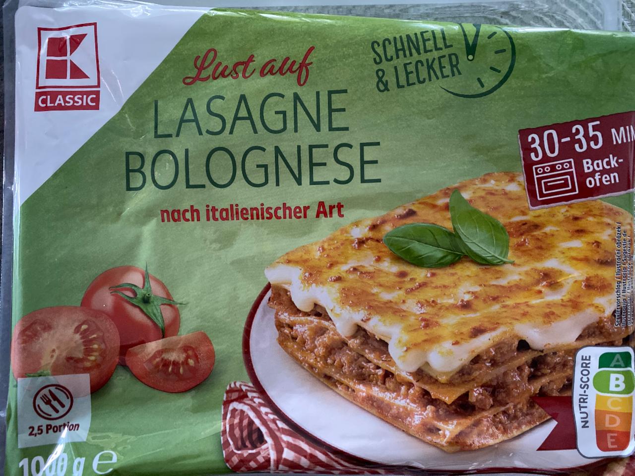 Fotografie - Lasagne Bolognese Italian Style K-Classic