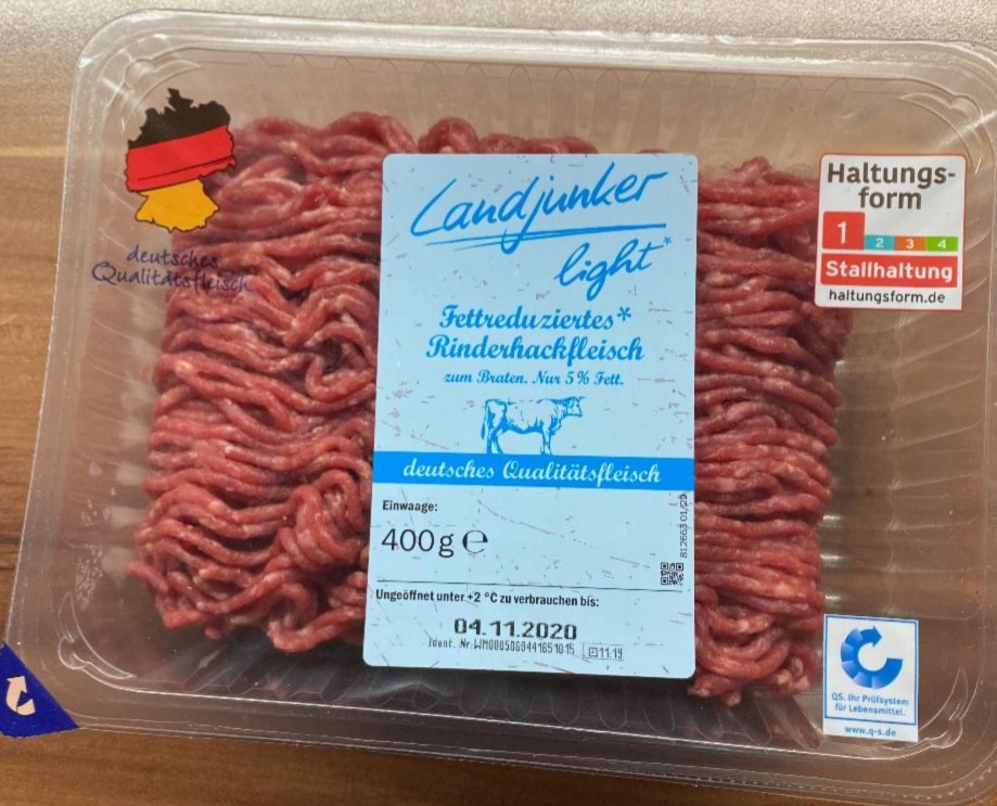 Fotografie - Fettreduziertes Rinderhackfleisch 5% Landjunker