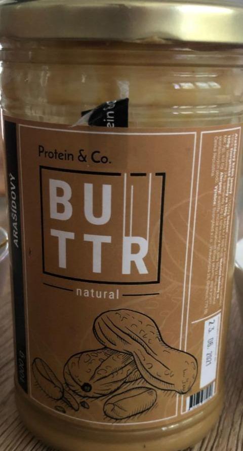 Fotografie - Buttr Arašídový natural Protein & Co.