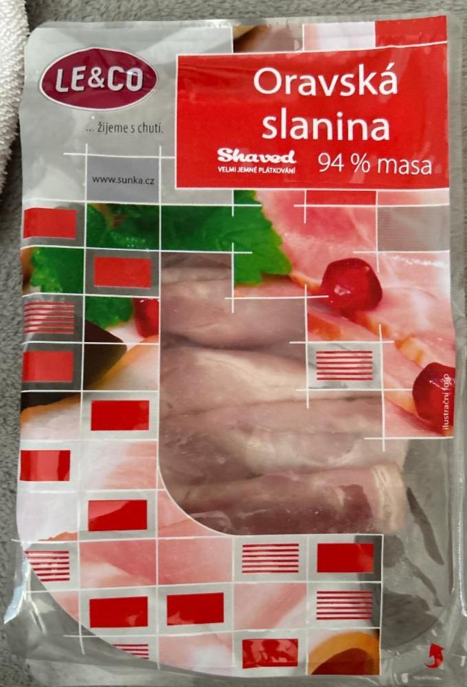 Fotografie - Oravská slanina 94% masa LE & CO