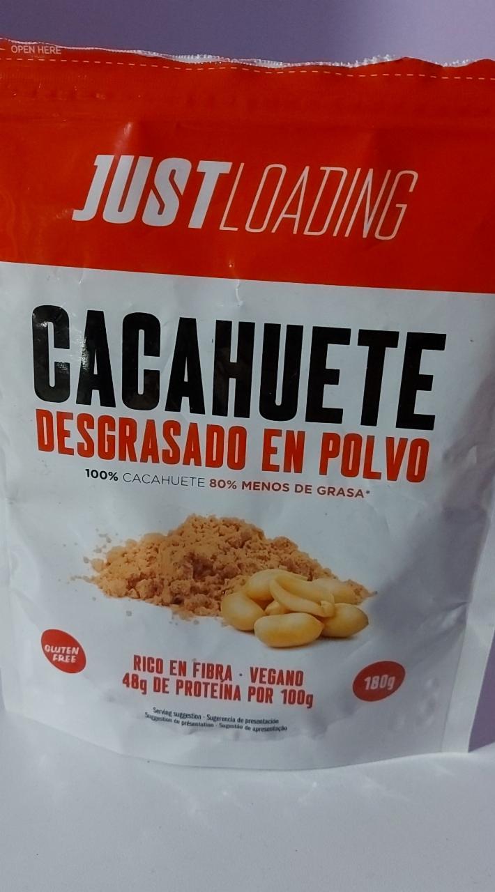 Fotografie - Cacahuete desgrasado en polvo JustLoading