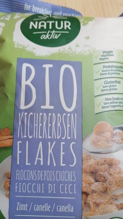 Fotografie - Bio kichererbsen flakes zimt