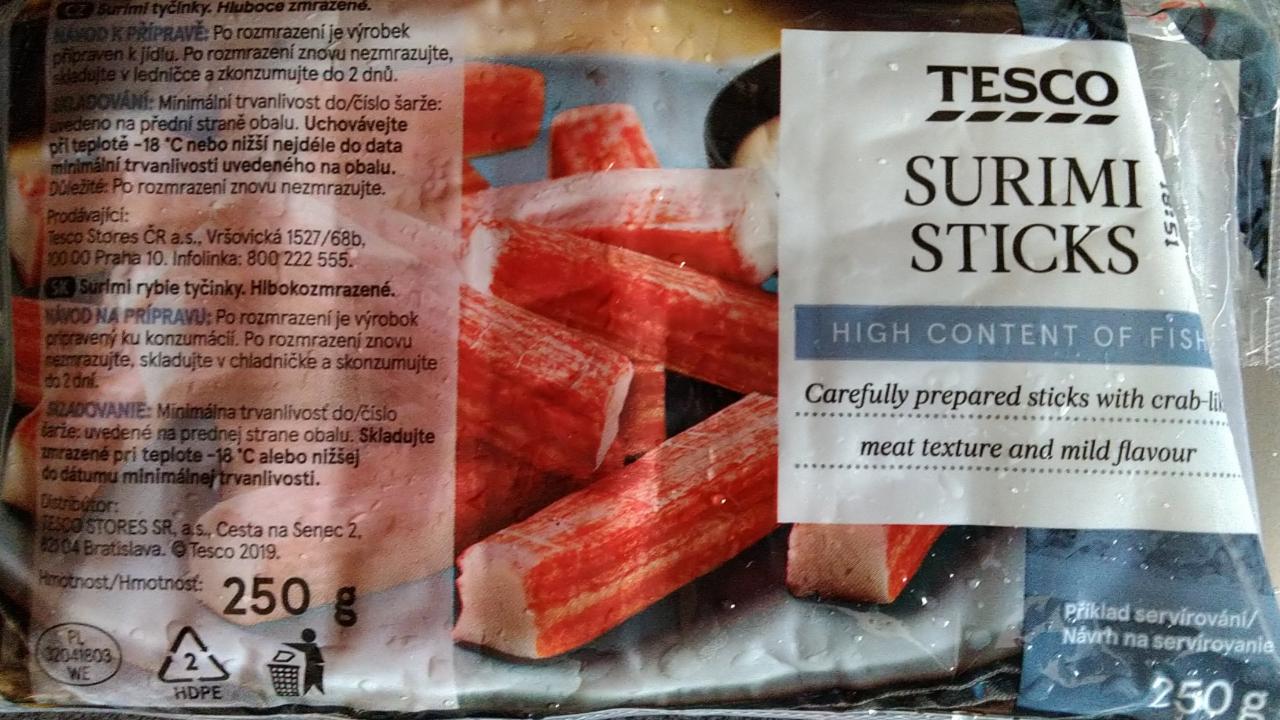 Fotografie - Surimi tyčinky Tesco