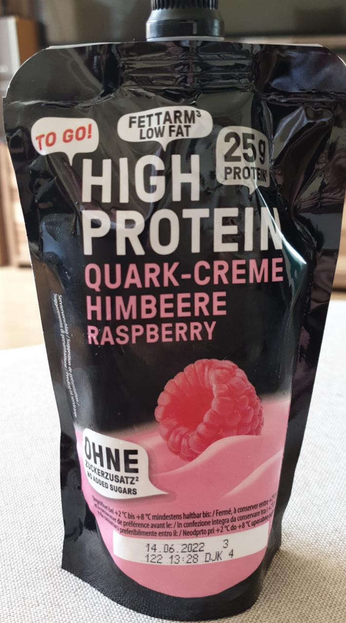 Fotografie - High Protein Quark-Creme Himbeere