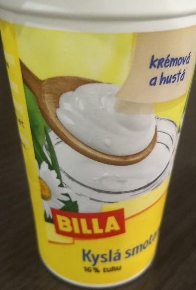 Fotografie - Billa Kyslá smotana 16%