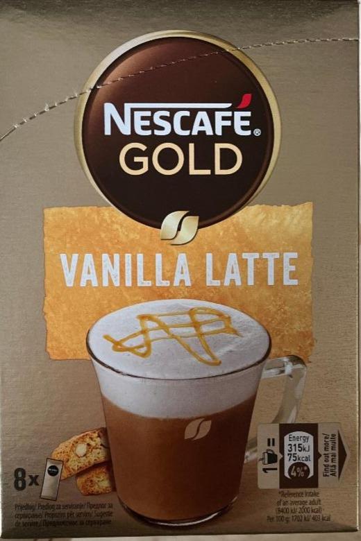 Fotografie - Vanilla latte Nescafé Gold