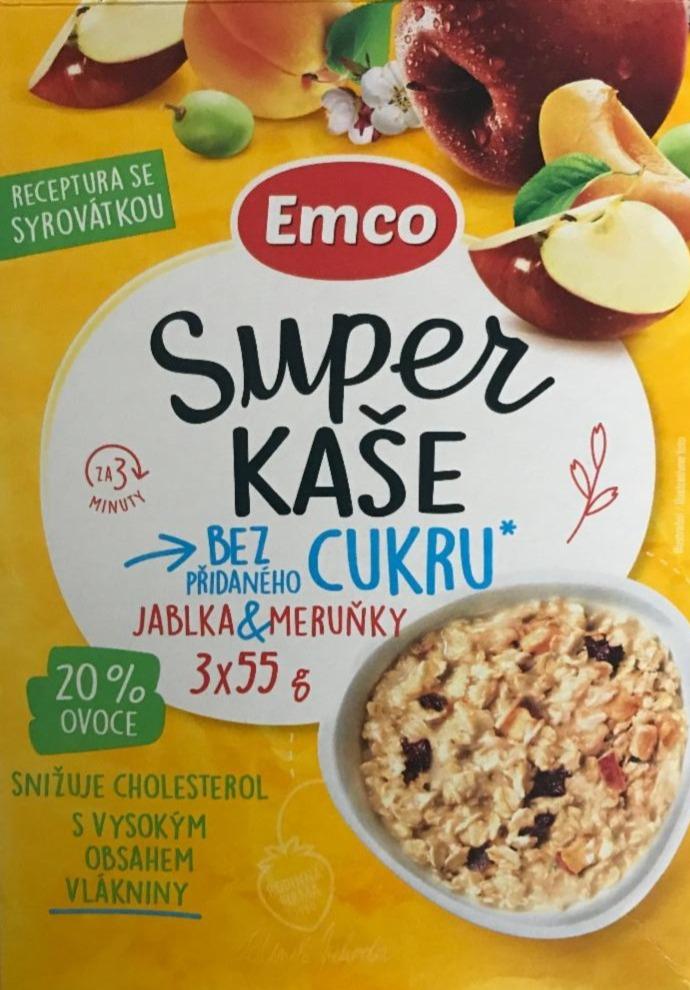 Fotografie - Super kaše bez přidaného cukru Jablko & Meruňka Emco