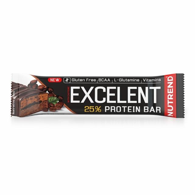 Fotografie - Excelent 25% protein bar brazilian coffee Nutrend