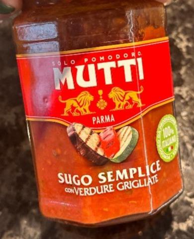 Fotografie - Sugo Semplice con verdure grigliate Mutti